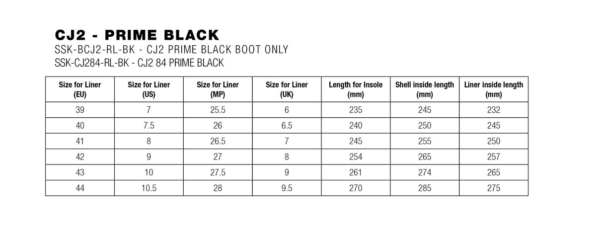 SEBA - CJ2 PRIME - BOOT ONLY
