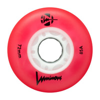 LUMINOUS - LED INLINE WHEELS - 72mm - 4-PACK