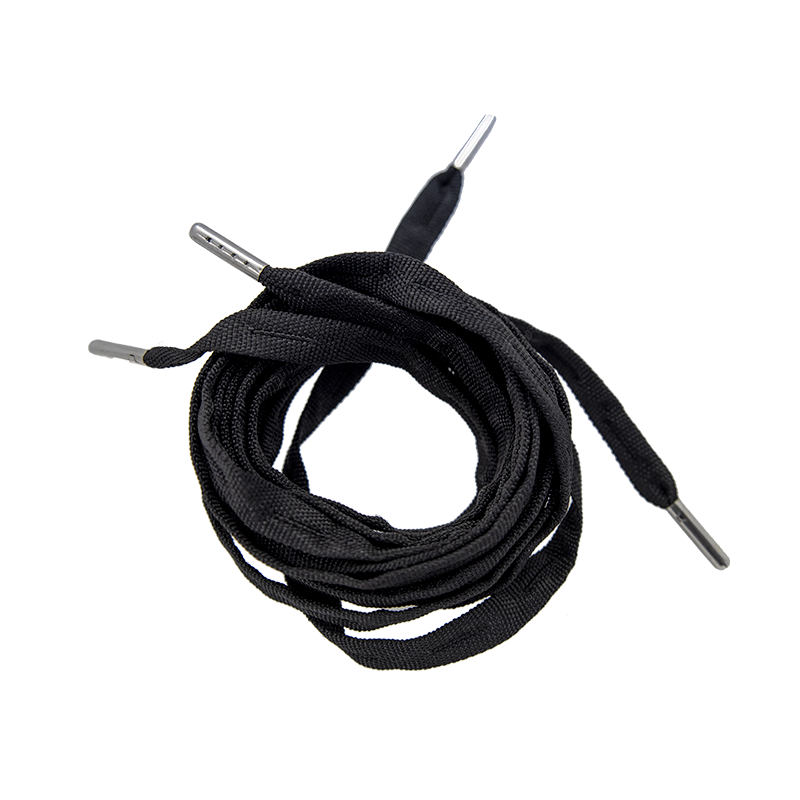 FR - LACES BLACK - METALLIC TIPS PAIR