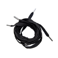 FR - LACES BLACK - METALLIC TIPS PAIR