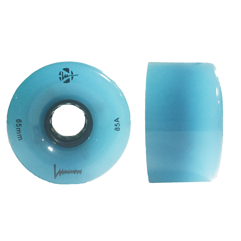 LUMINOUS - LONGBOARD FREESTYLE LED WHEELS - 65mm - 4-PACK