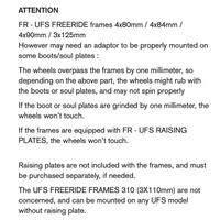 FR - UFS RAISING PLATE - 1mm - x1