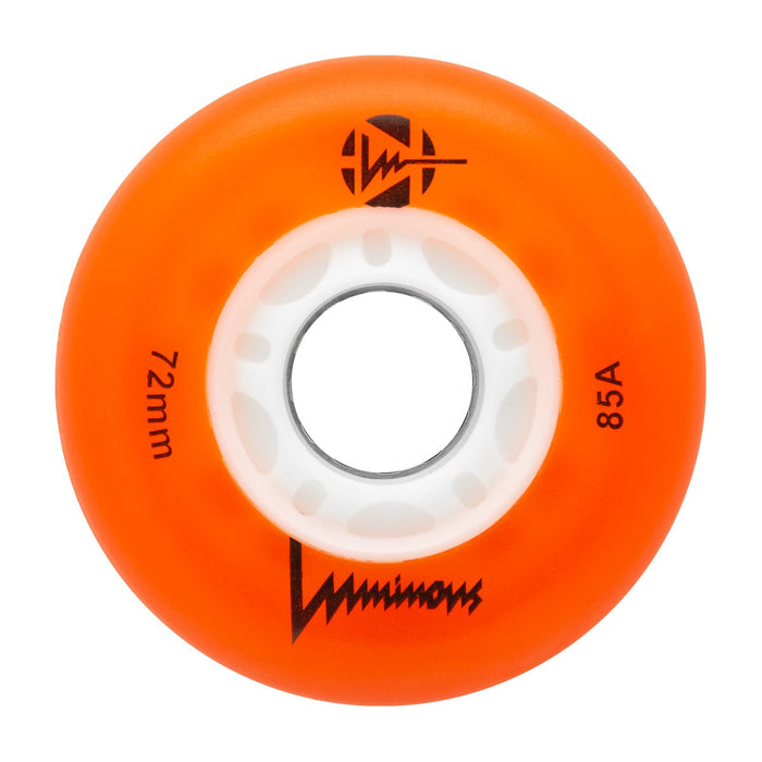 LUMINOUS - LED INLINE WHEELS - 72mm - 4-PACK