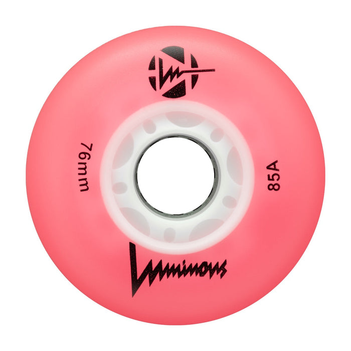 LUMINOUS - LED INLINE WHEELS - 76mm - 4-PACK