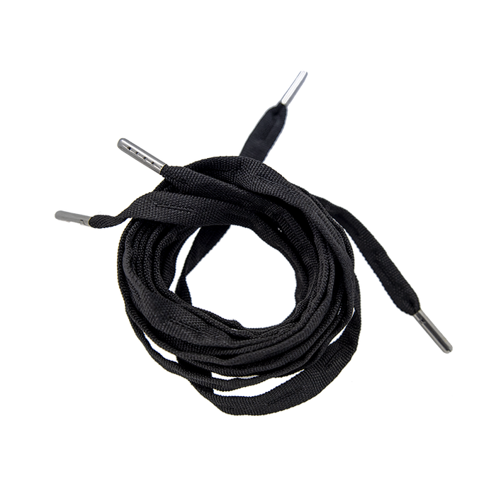 FR - LACES BLACK - METALLIC TIPS PAIR